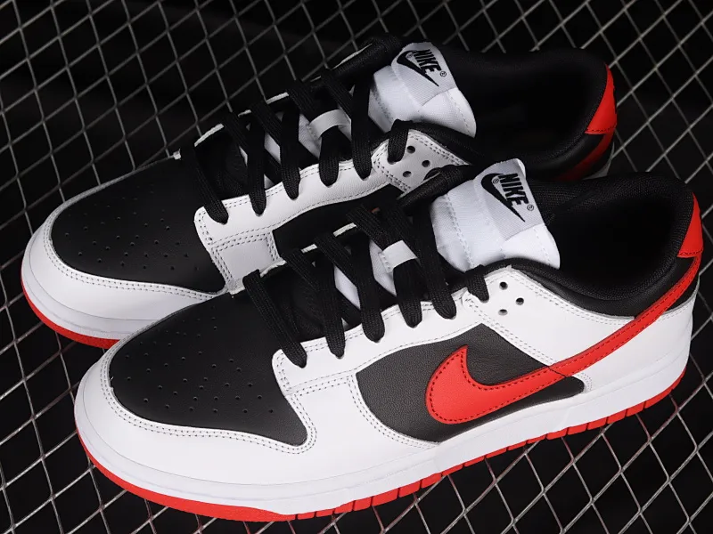 All categories Nk SB Dunk series Nk SB Dunk Low low-top sneakers C version Nk Dunk Low white, black and red color matching SB low-top sports and leisure sneakers FD9762-061